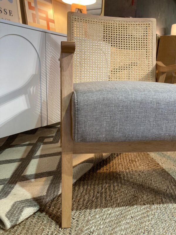Butaca Poltrona Victoria – Madera de Gomero - Beige - Imagen 6