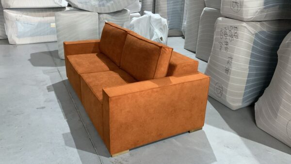 Sofá Retráctil España 3 Cuerpos (210cm) EASY CLEAN – Terracota - Imagen 3