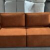 Sofá Retráctil España 3 Cuerpos (210cm) EASY CLEAN – Terracota - Imagen 2