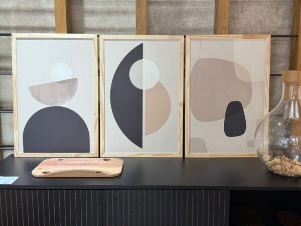 Kit 3 Cuadros – Abstracto Pinterest – 40 x 60 - Berna Home