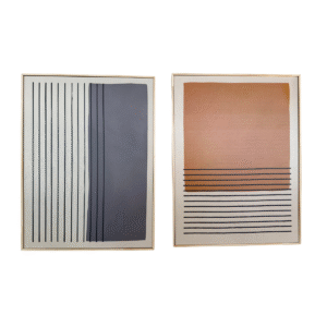 KIT 2 - Abstracto Celeste/Gris - 30 x 40