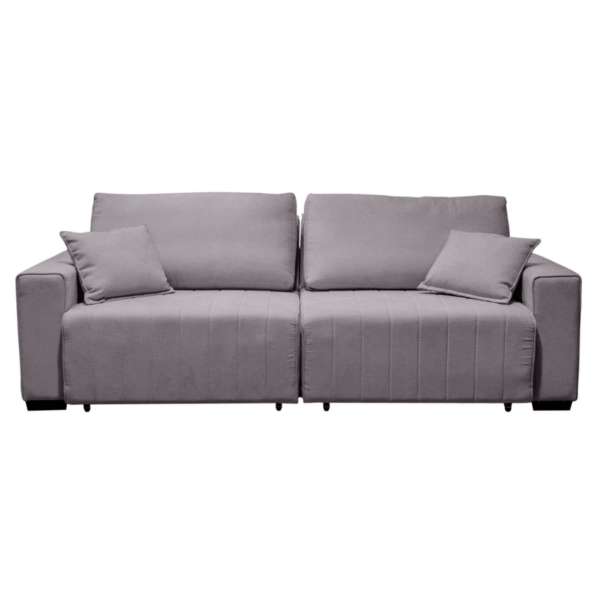 Sofá Retráctil Grecia 3 Cuerpos 250cm - Gris