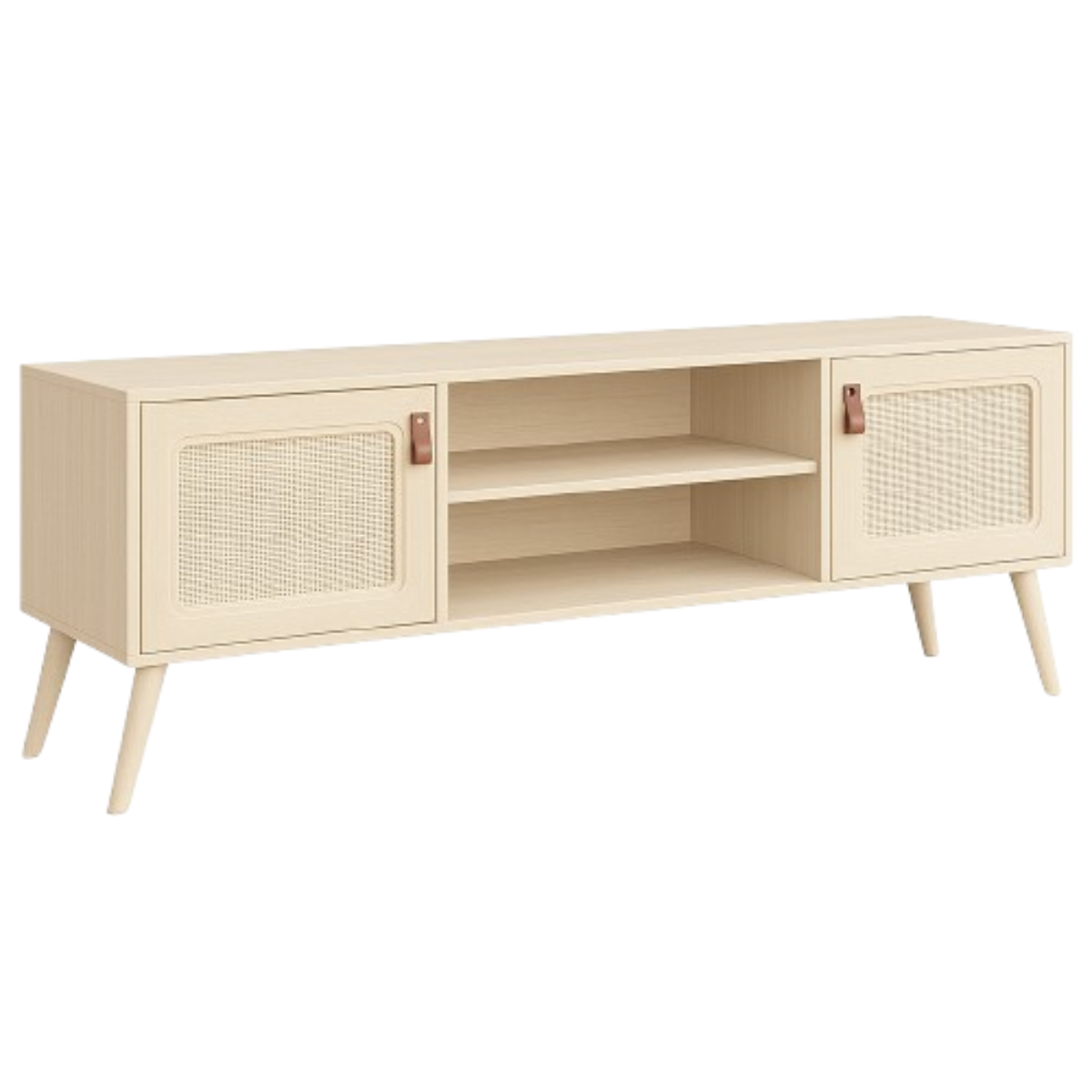 Rack TV Praga con Tela 140 cm – Crudo