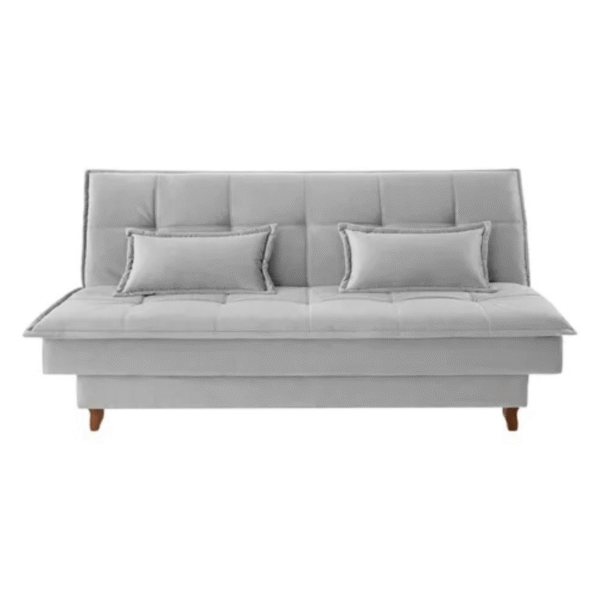 Sofá Cama Dakar 3 Cuerpos 190cm - Gris Bouclé