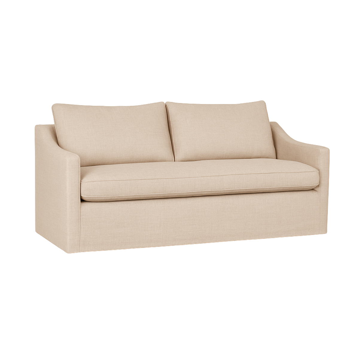 Sofá Manchester con Funda Desmontable 2 Cuerpos (160cm) – Beige