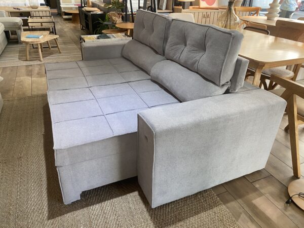 Sofá Reclinable Larus 3 Cuerpos 205 cm – Gris - Imagen 12