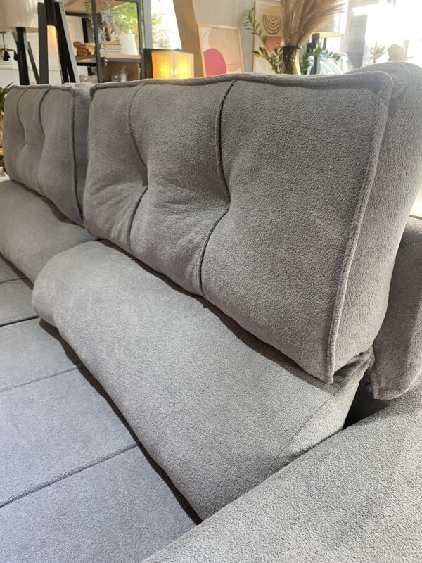 Sofá Reclinable Larus 3 Cuerpos 205 cm – Gris - Imagen 5