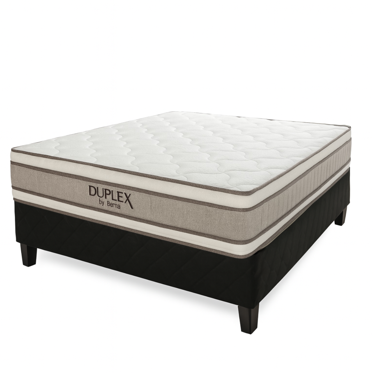 PREVENTA - Sommier Duplex Espuma + Doble Pillow - 2 Plazas