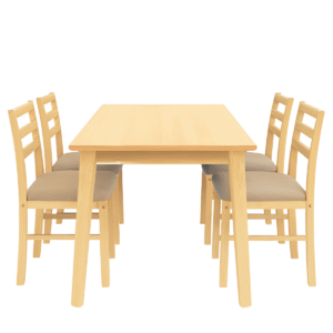 Juego de Comedor Saint Mesa Rectangular 110cm + 4 Sillas