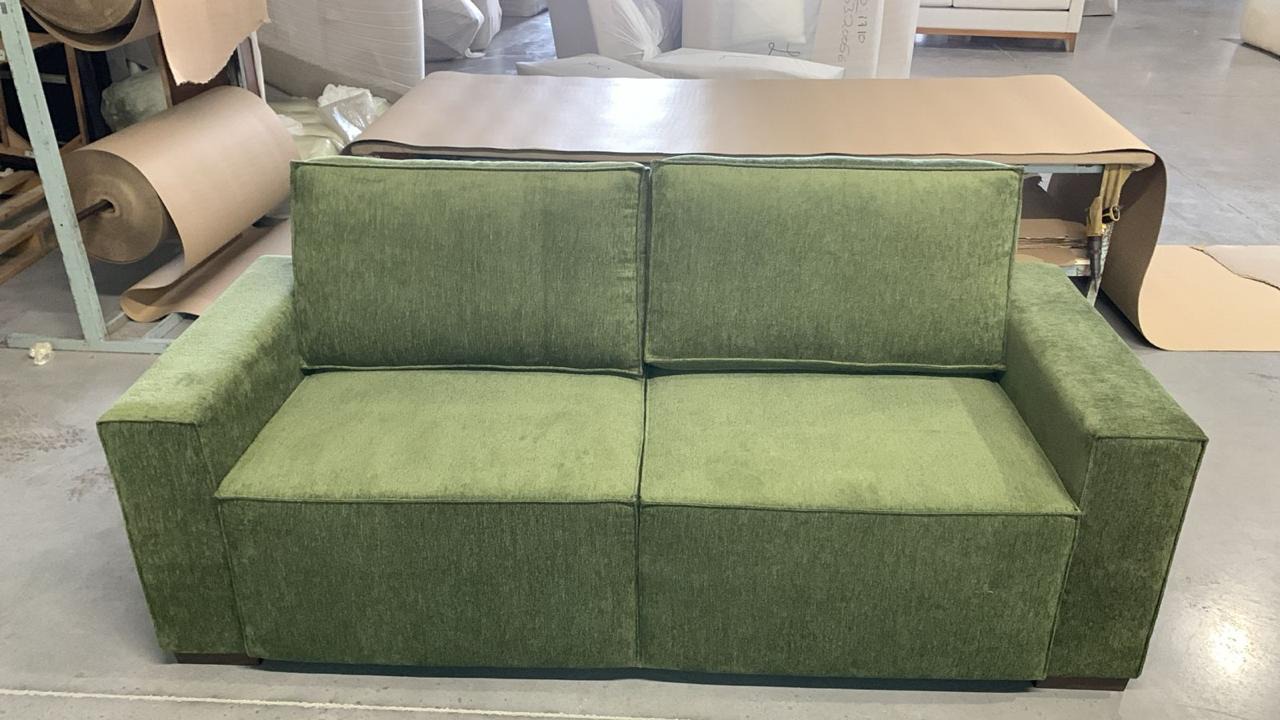 Sofa Moscú 3 Cuerpos 200cm - Verde Easy Clean - Imagen 3