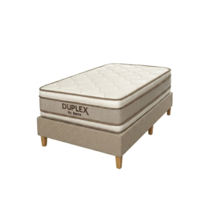 Sommier Duplex Espuma + Doble Pillow - 1 Plaza