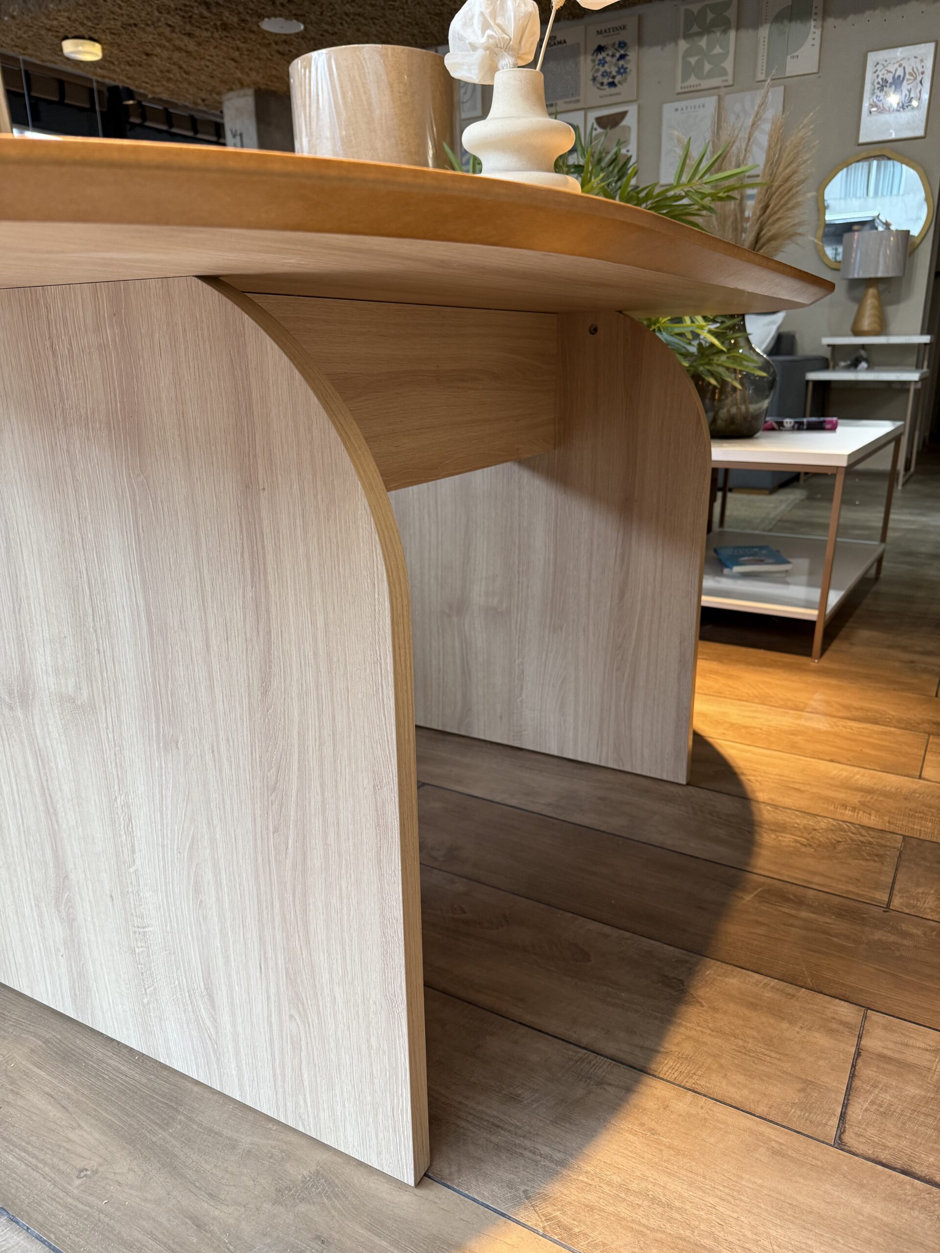 Mesa de Comedor Ovalada 180 x 90 Arco – Crudo - Imagen 5