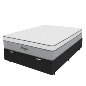 PREVENTA - Colchón Roger Resortes Pocket + Box Baúl - 2 Plazas