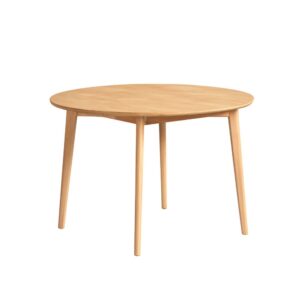 Mesa de comedor madera circular 110cm - Marruecos