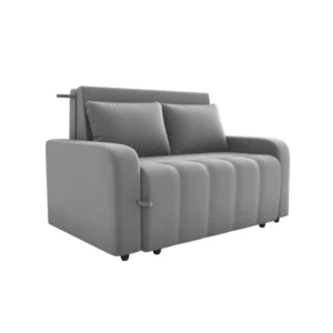 Sofá Cama Amanda con Baúl Gris