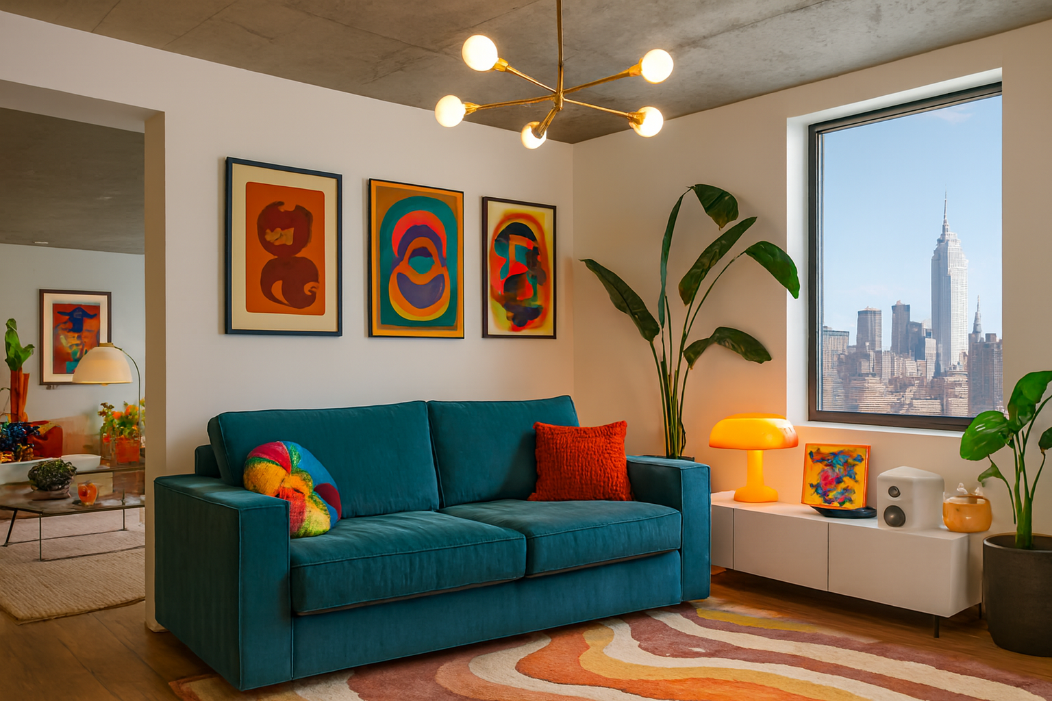 Sofa Moscú 3 Cuerpos 200cm – Verde Easy Clean - Imagen 2