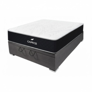 Colchón Caprice Espuma + Box Baúl Fabela - 2 Plazas