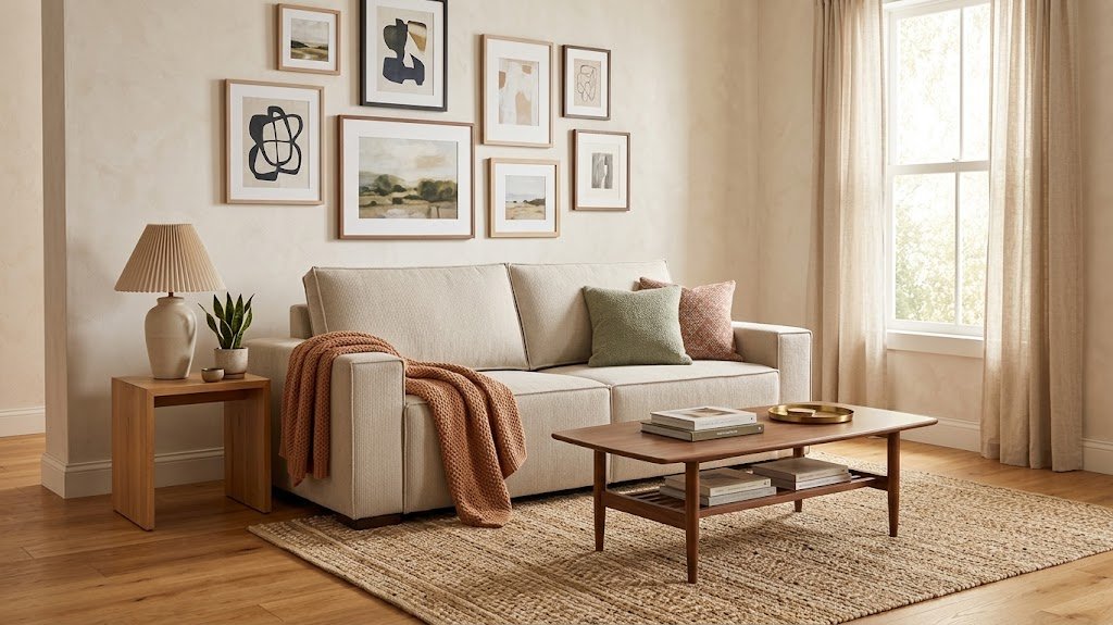 Sofa Moscú 3 Cuerpos 200cm – Beige Easy Clean - Imagen 2