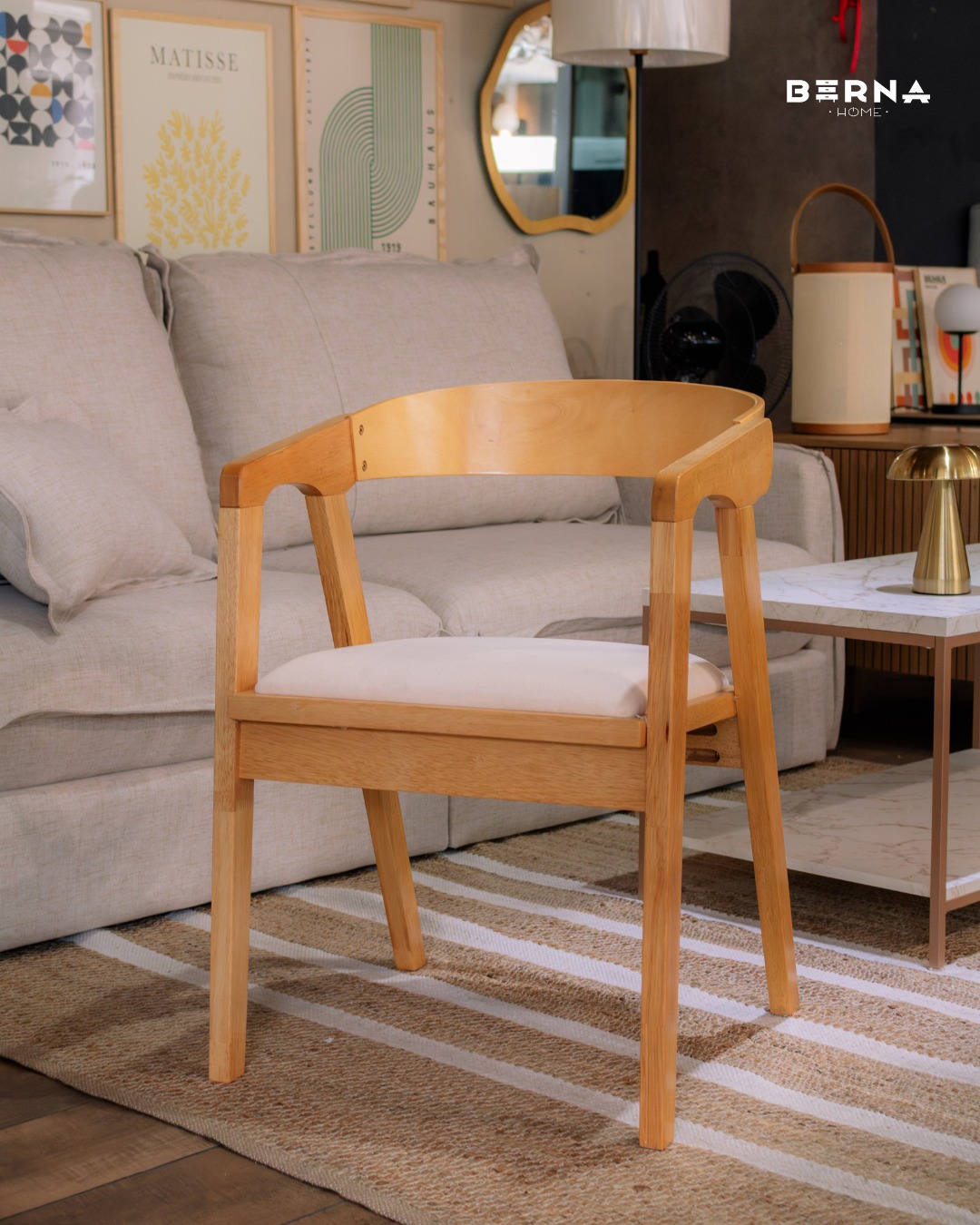 Juego de Comedor Mesa Arco 160cm + 4 Sillas ivy - Imagen 6