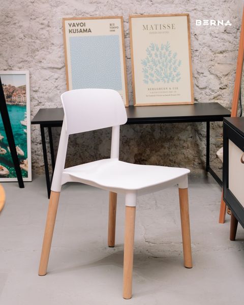 Juego de Comedor Mesa Arco 160 + 4 sillas Belloch blanca - Imagen 3