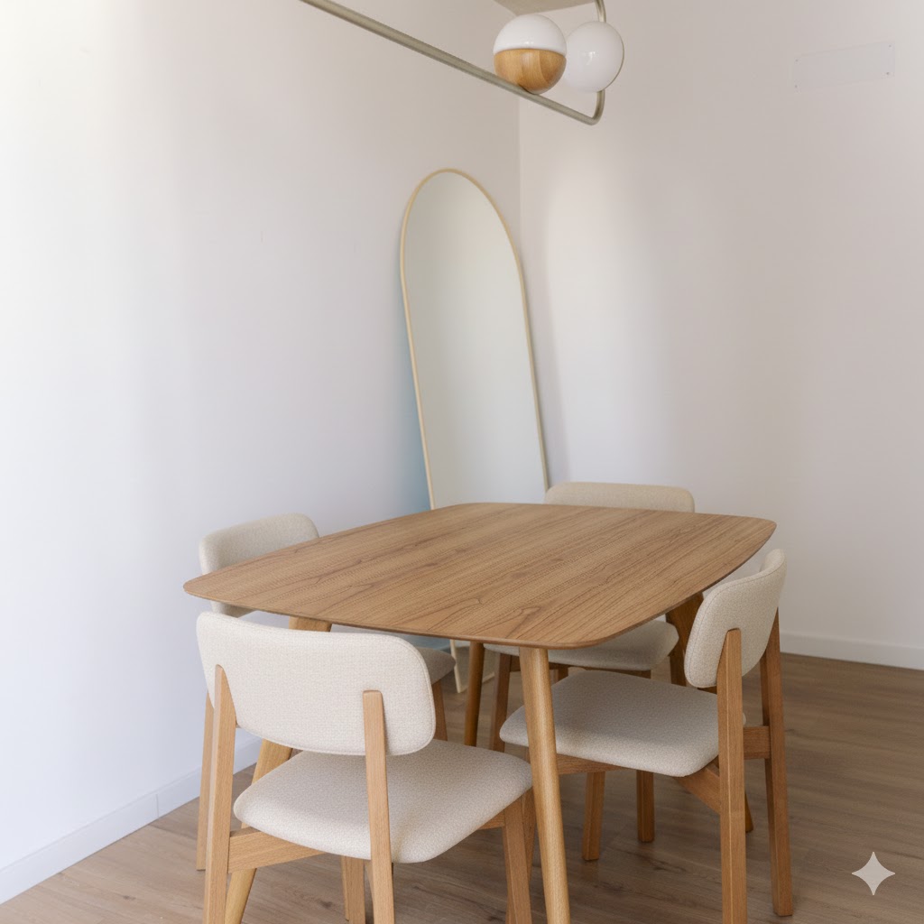 Juego de Comedor Mesa Almendra + 4 silla Classic - Imagen 2