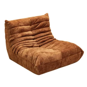 Sillón 1 Cuerpo Togo – Caramelo Oscuro / Sofá- Puff