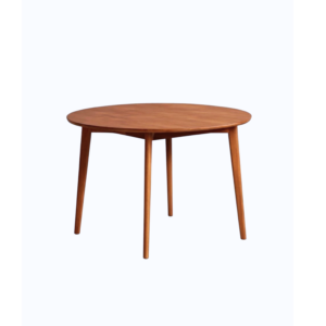 Mesa de Comedor Marruecos Circular 100cm – Madera de Gomero Oscuro