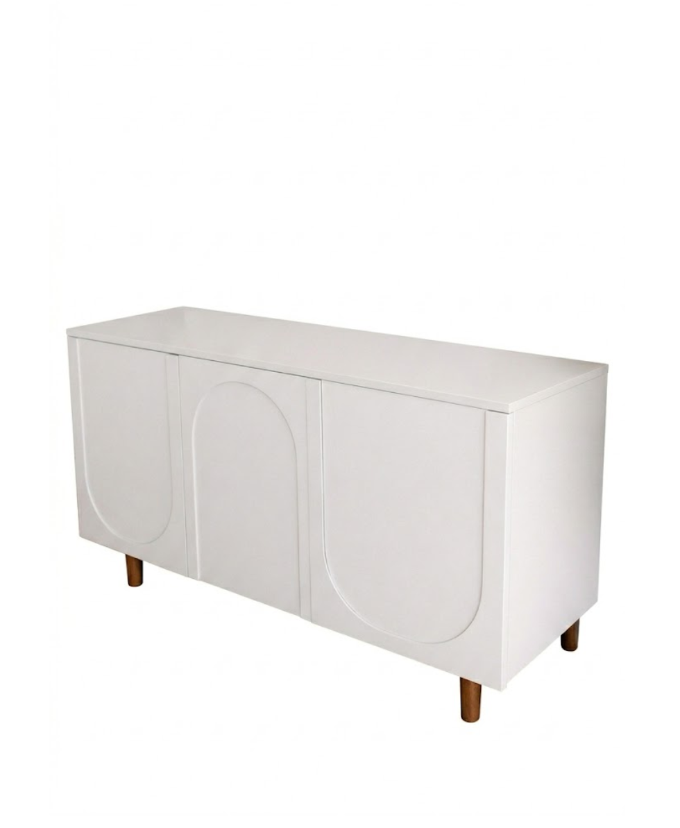 PREVENTA – Aparador Buffet Arco 120 cm – Blanco