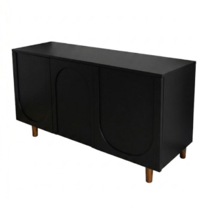 PREVENTA – Aparador Buffet Arco 120 cm – Negro