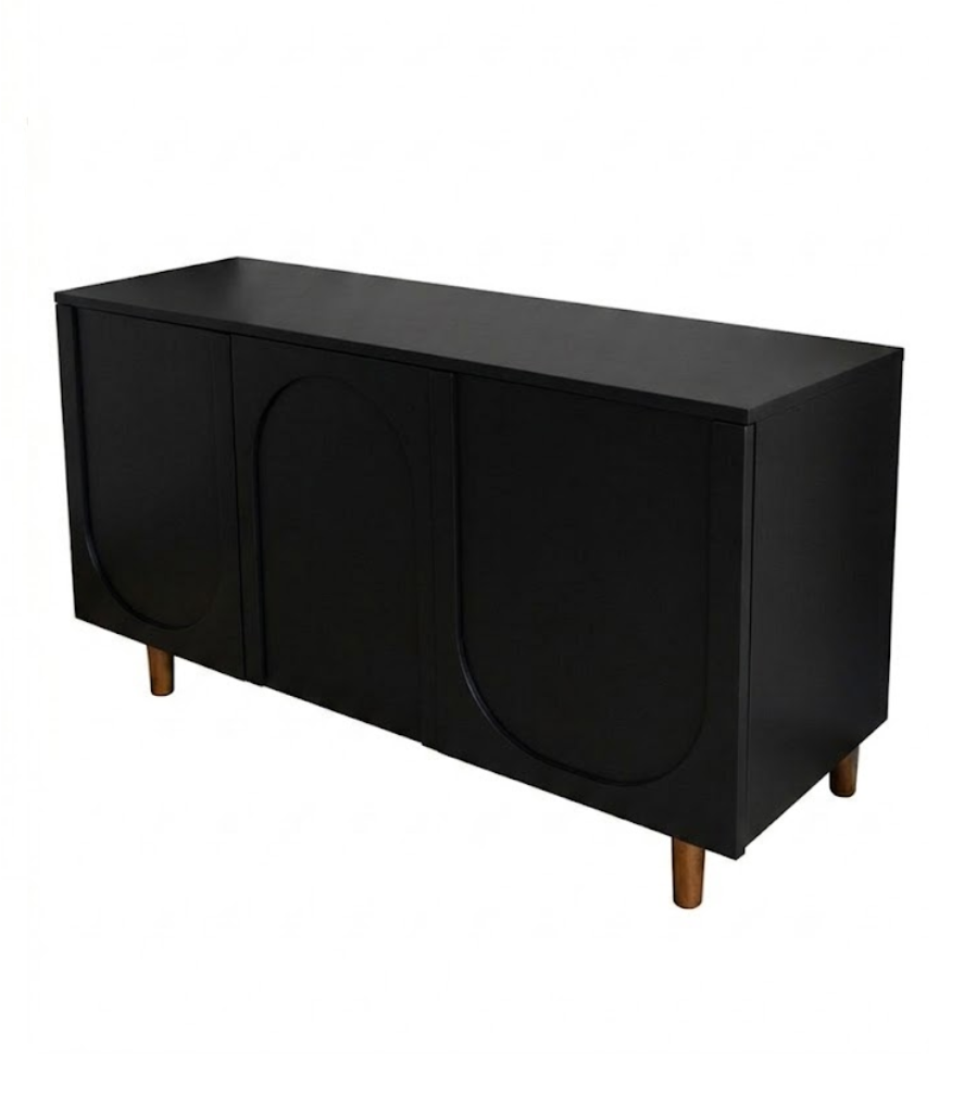 PREVENTA – Aparador Buffet Arco 120 cm – Negro