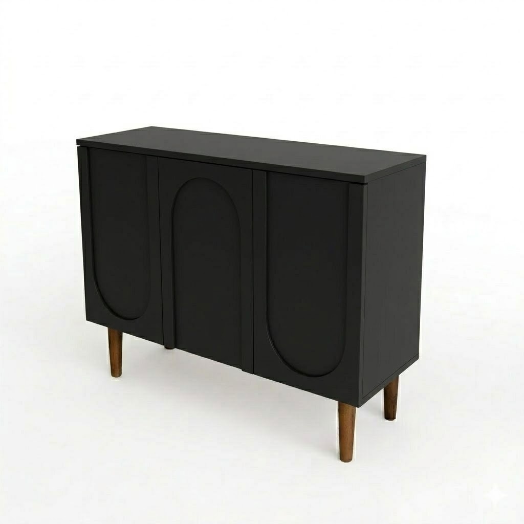 PREVENTA – Recibidor Arco 100 cm – Negro