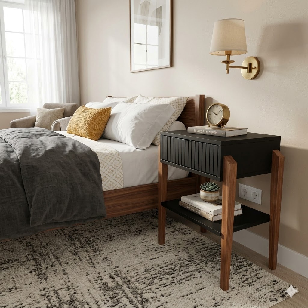 PREVENTA Mesa de Luz Capri – Negra - Imagen 2