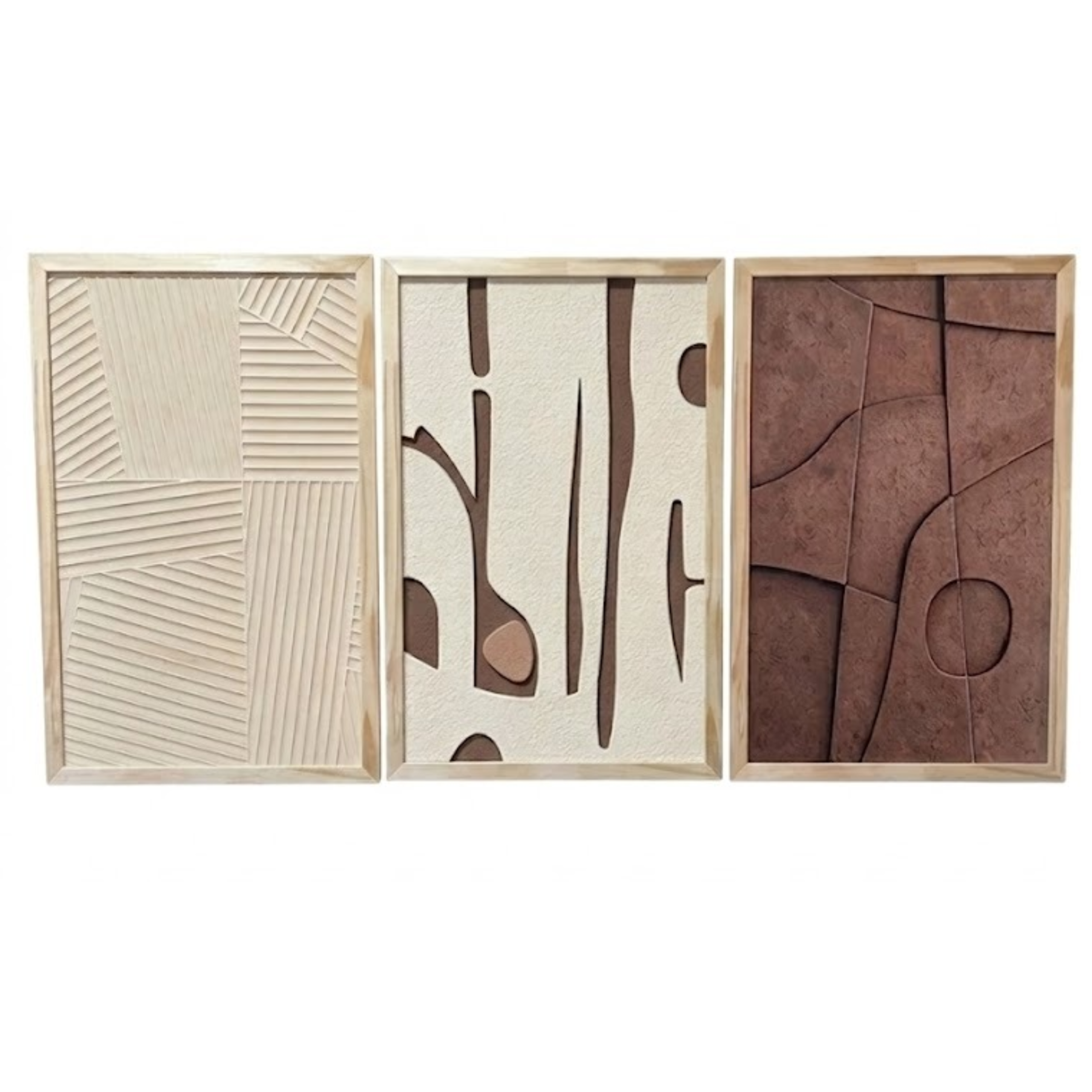 PREVENTA – Kit 3 Cuadros – Módulo Tierra – 30 x 40