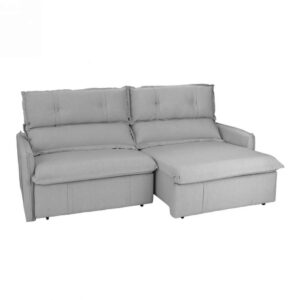 Sofá Bariloche Extensible Reclinable - 3 Cuerpos - Gris