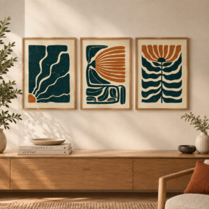 Kit 3 Cuadros – Raíces de Atardecer – 30 x 40