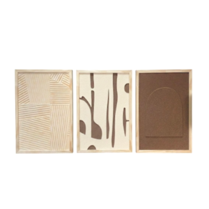 Kit 3 Cuadros – Módulo Tierra – 30 x 40