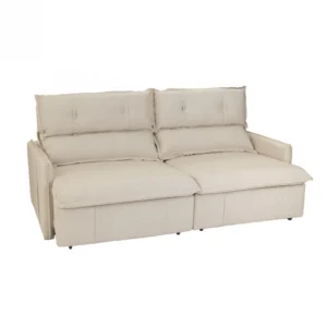 Sofá Bariloche Extensible Reclinable - 3 Cuerpos - beige