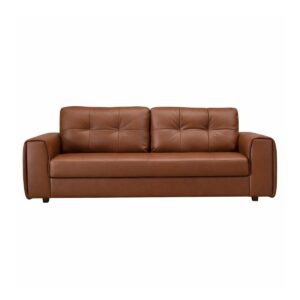 Sofá Sillón 100% Cuero - Raffaello 3 Cuerpos Amarula