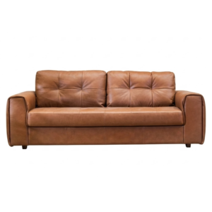 Sofá Sillón 100% Cuero - Raffaello 3 Cuerpos Amarula