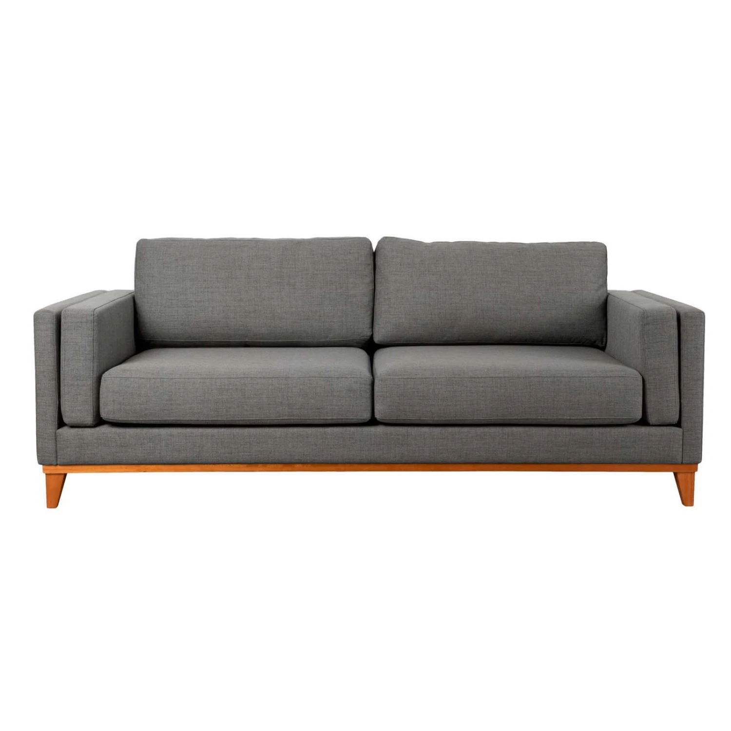 Sofá 3 Cuerpos Easy Clean – Gris Oscuro