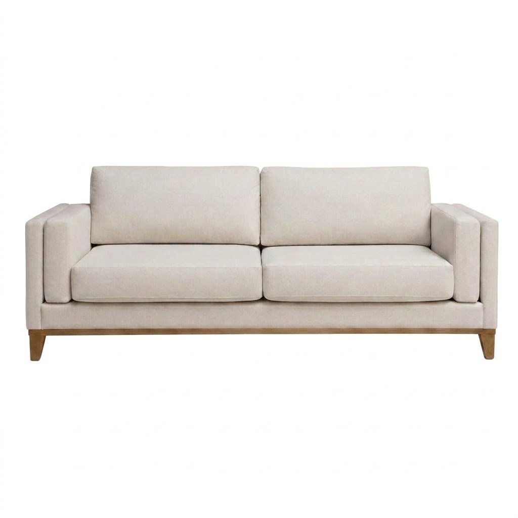 Sofá 3 Cuerpos Luxor Easy Clean - Crudo