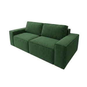 Sofá Retráctil España 3 Cuerpos (210cm) EASY CLEAN – Verde