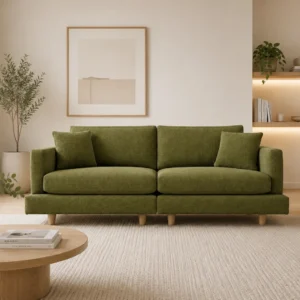 Sofa Dublin 3 Cuerpos (250 cm) EASY CLEAN – 2 Módulos - Verde