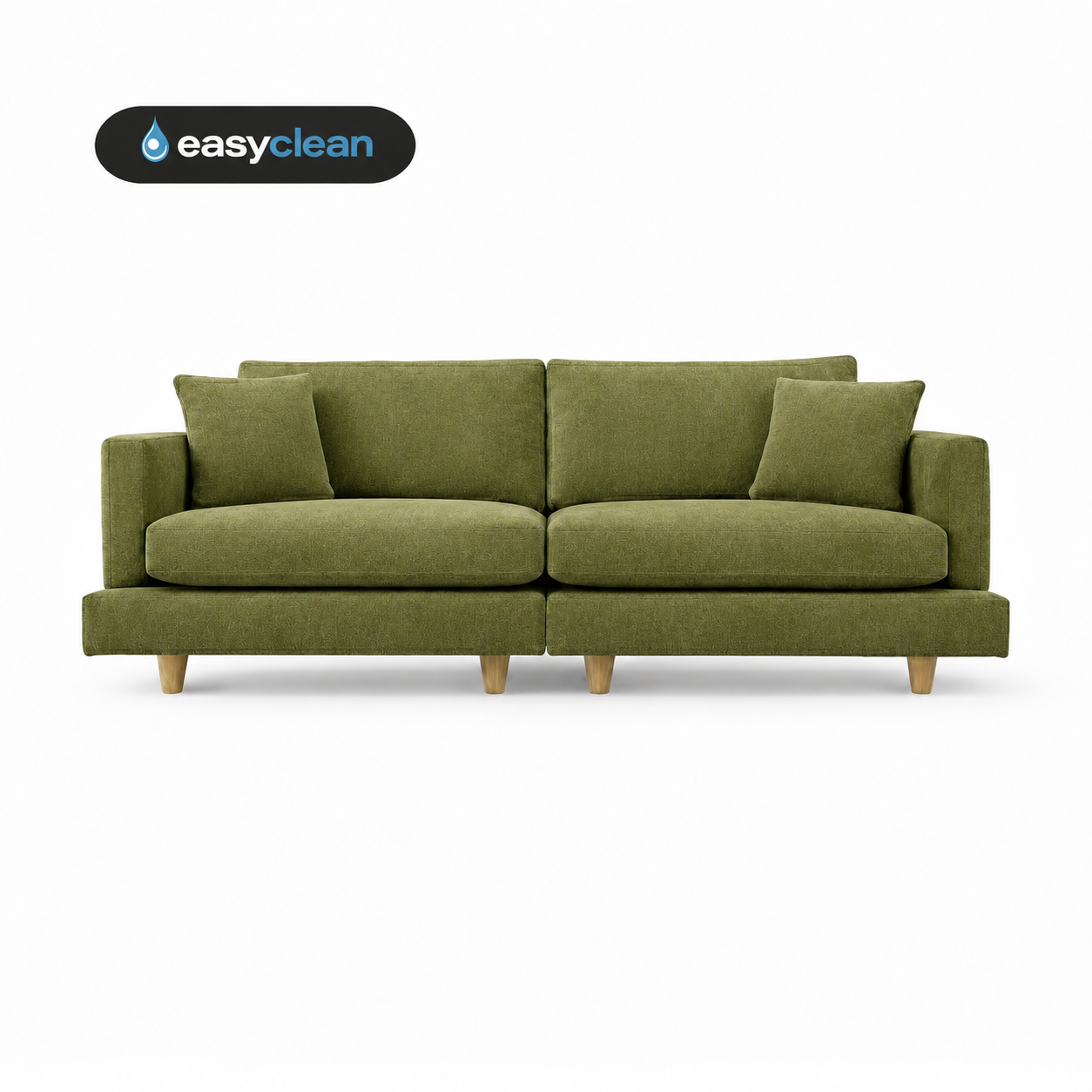 Sofa Dublin 3 Cuerpos (250 cm) EASY CLEAN – 2 Módulos - Verde