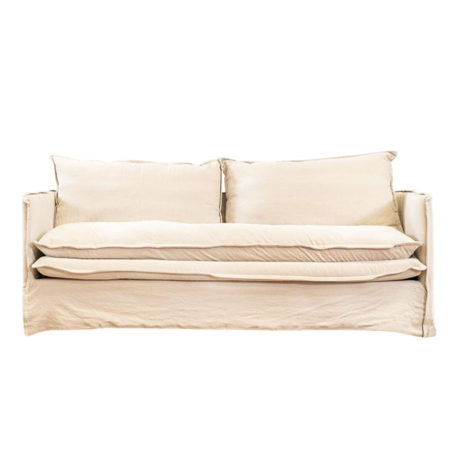 Sillón Manu 3 Cuerpos - Beige