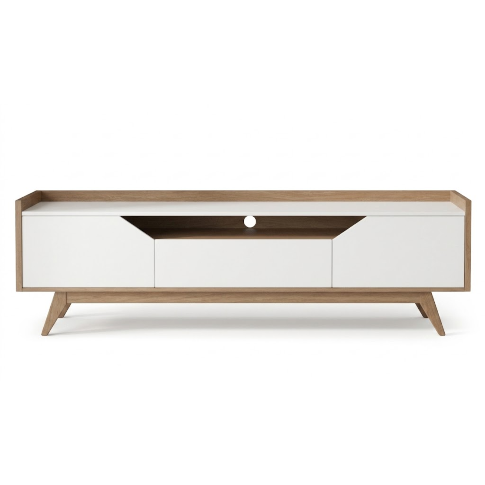 PREVENTA – Rack Lotus – Olmo/ Blanco – 180 cm