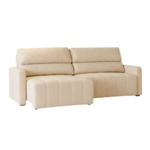 Sofá Havai Extensible Reclinable – Beige – 3 Cuerpos
