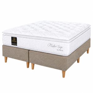 Sommier Nube Top Resortes + Pillow - QUEEN