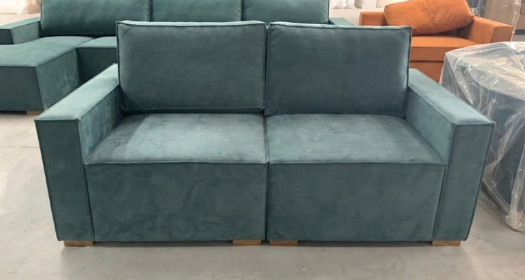 PREVENTA - Sofá Retráctil España 3 Cuerpos (210cm) EASY CLEAN - Verde Petróleo - Imagen 3