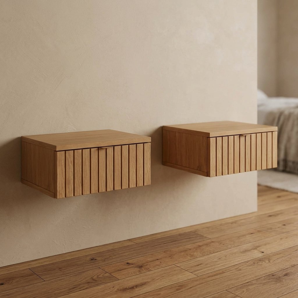 Conjunto Mesa de Luz Aérea Capri - Olmo
